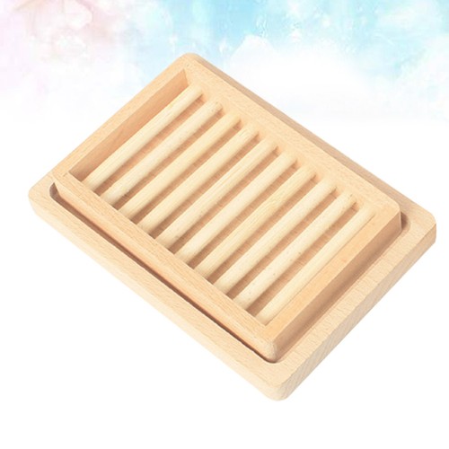 Reusable wooden soap rack - wooden,