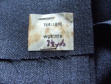 Vintage quality Terylene worsted wool suiting fabric 3.5 yards x 57"
