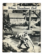 1937 Celotex Cabin Floorplan Advertising Brochure “When Vacations Call”