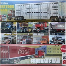 AMT 1/25 Trucks & Trailers New Plastic Model Kit Truck Trailer 1 25 Mr Models