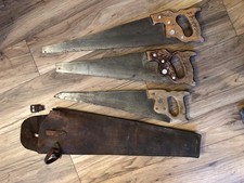 Henry Disston hand saw x 3