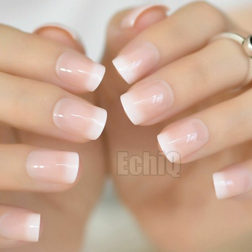 French manicure short - french,