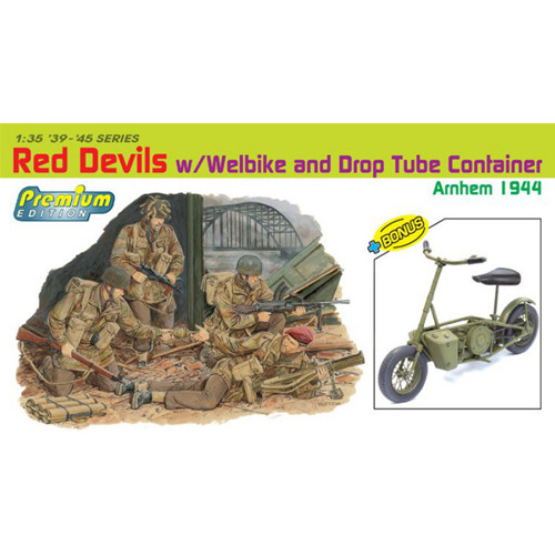 Red devils with welbike - red,
