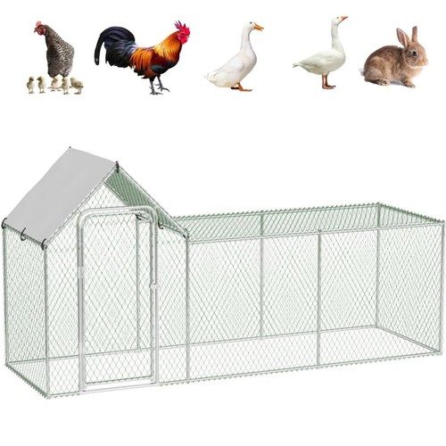 Metal walk chicken run - walk,