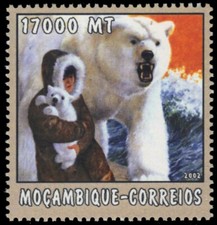 MOZAMBIQUE 1650d - Polar Bear