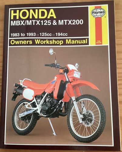 Honda mbx mtx125 mtx 200 - honda,