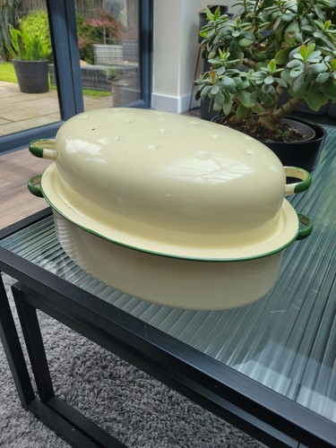 Vintage enamel basting - enamel,