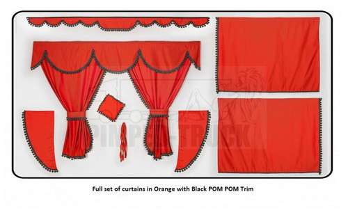 Truck curtains for man - truck,