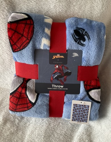 Primark spiderman soft throw - spiderman,