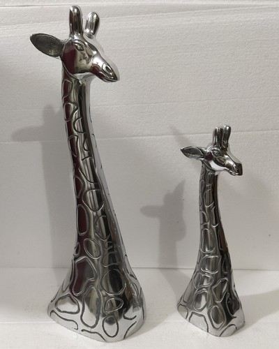Large metal giraffe head - giraffe, set