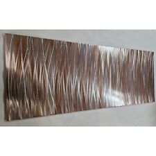 Modern abstract metal wall