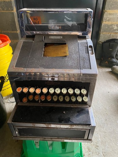 Art deco cash register - deco, black
