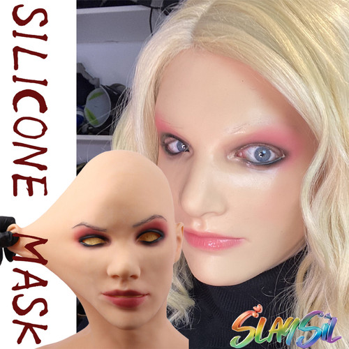 Silicone mask female - silicone,