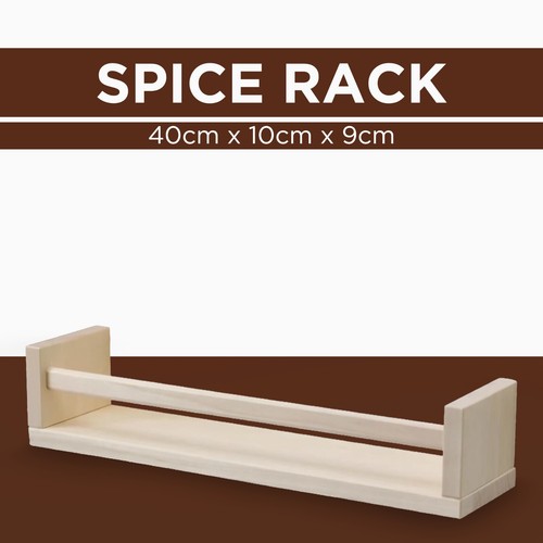 Wooden spice rack - rack, ikea
