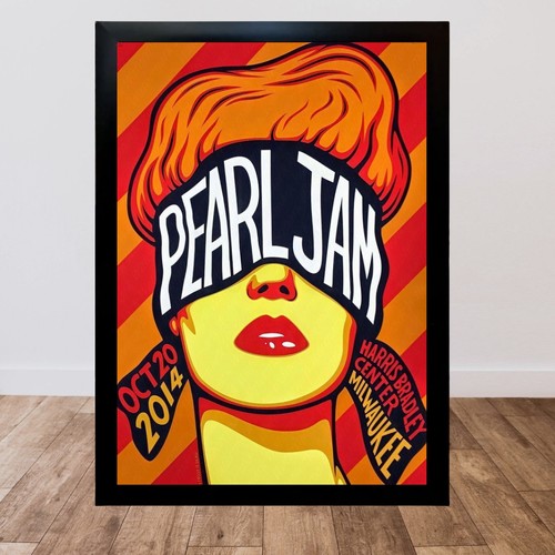 Pearl jam milwaukee - milwaukee, poster