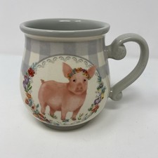 Pioneer Women Pot Belly Pig Piglet Coffee Mug 16floz Cottagecore Farm Ranch Cute