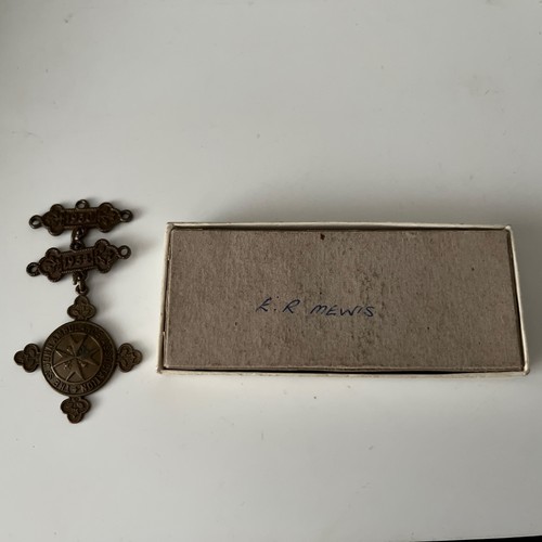 John ambulance medal 1930 - medal,