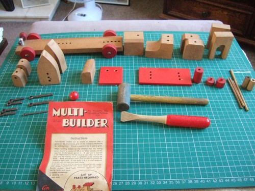 Vintage wooden toys - vintage,