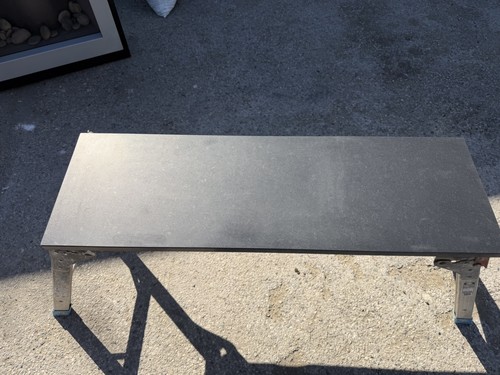 Honed granite hearth - honed,