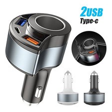 4 in 1 USB Type C Car Charger