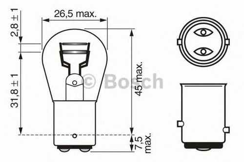 Bosch p21 12v 21 - bosch, 21/5w