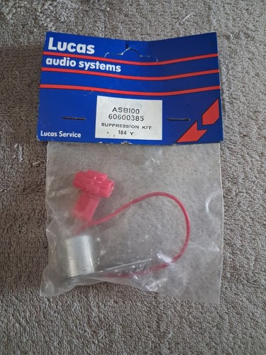 Lucas audio suppresion kit - suppresion,