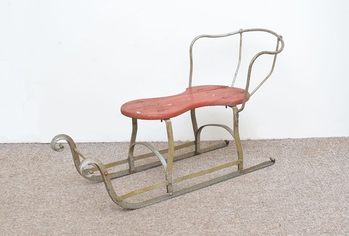 Vintage old sleigh sledge snow