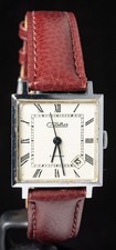 Slava USSR Square Men's Hand-Wind Vintage Watch -- Working