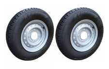 175 R13C 8 PLY 5.5" PCD TRAILER WHEELS AND TYRES X 2