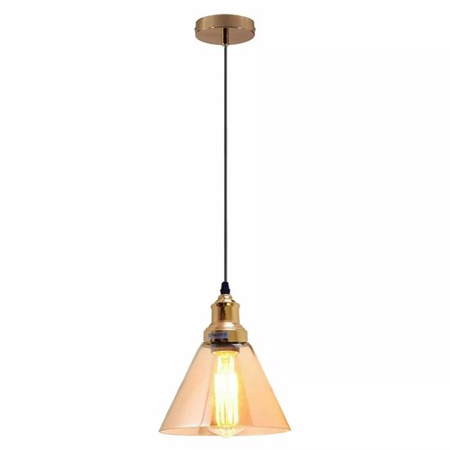 New modern glass shade amber - glass,
