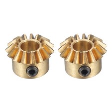2pcs Bevel Gear Tapered Bevel