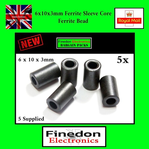 Qty 6x10x3mm ferrite - 5,