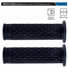 Kawasaki Kh125 Oxford Motorcycle Handlebar Retro Grips 119mm Motorbike