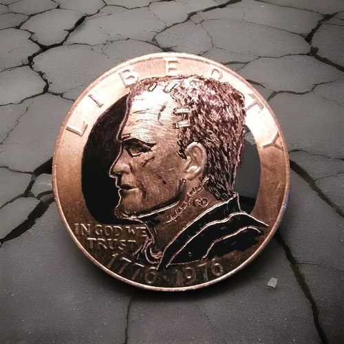 Hobo nickel eisenhower hand - eisenhower,