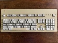 Vintage Apple Extended Keyboard M0115 For Macintosh Or Apple IIgs Tested !!