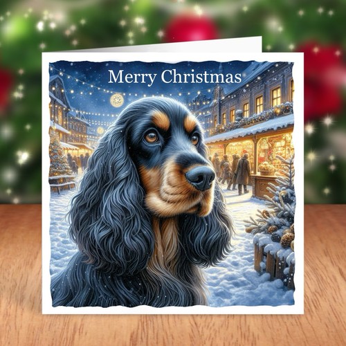 Cocker spaniel dog christmas - cocker,