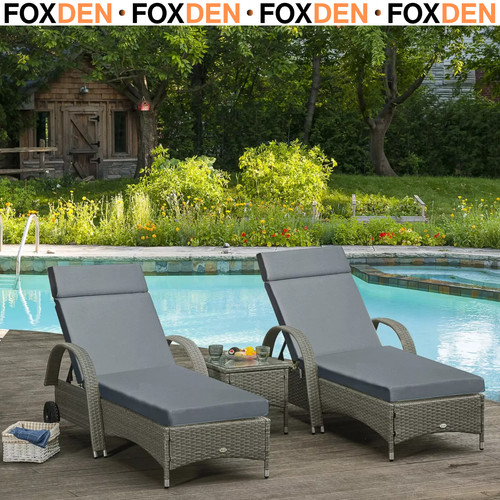 Set sun lounger - 2,