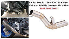 Modified For Suzuki GSXR 750 600 K8-10 2008-2010 Exhaust Link Pipe Connect Tube
