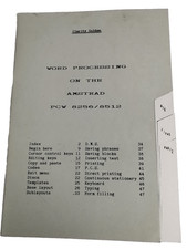 Amstrad Clarity Guide Word