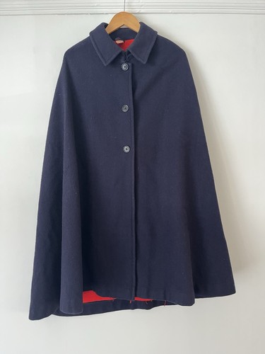 Vintage wool nurses cape with - wool,
