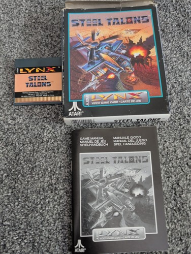 Atari lynx steel talons video - atari,