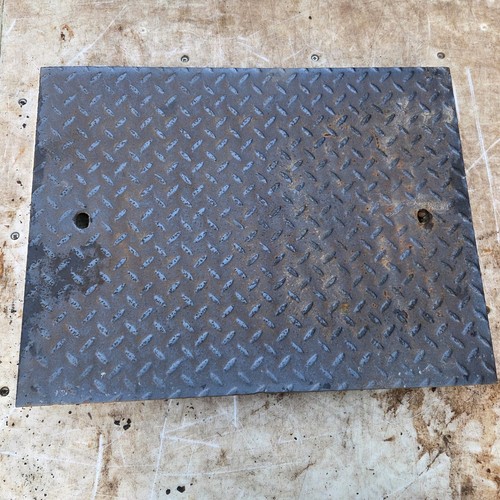 Galvanised manhole cover 656mm - manhole,