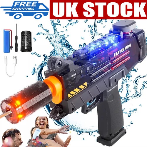 Electric water gun toy led - gun,