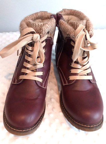 Ladies brown pavers boots size - boots,
