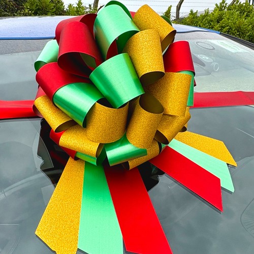 Big christmas gift bow - big,