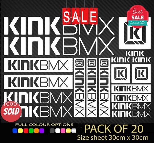 Kink bmx vinyl decal stickers - bmx,