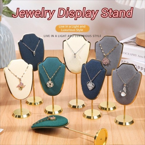 Velvet necklace display rack - necklace,