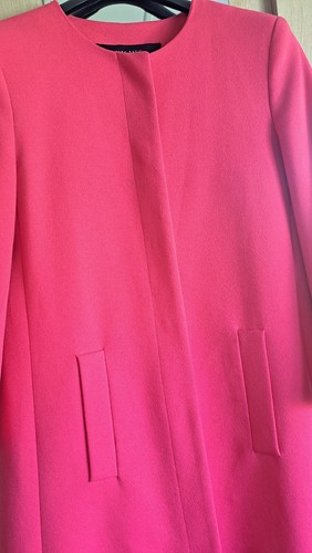 Zara pink coat - zara,