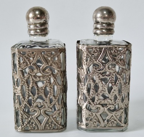 Pair vintage silver plated - vintage,
