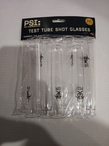 Psi test tube - shot, glasses